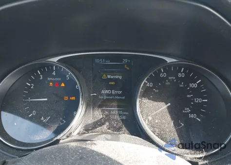 2015 Nissan Rogue Sv из США, поврежденный, VIN KNMAT2MV7FP549577